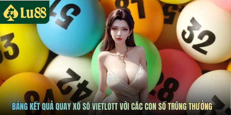 Xổ Số Vietlott - Cơ Hội Chinh Phục Giải Thưởng Trăm Tỷ Đồng 2 Bảng kết quả quay xổ số Vietlott với các con số trúng thưởng