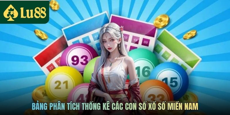 Bảng phân tích thống kê các con số xổ số miền Nam