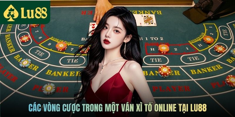 Xì Tố Online - Game Bài Hấp Dẫn Tại Lu88 Cho Người Mới 3 Các vòng cược trong một ván Xì tố online tại LU88