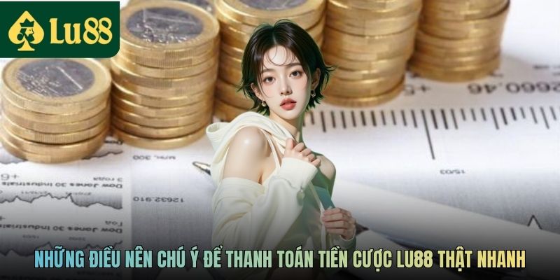 Những điều nên chú ý để thanh toán tiền cược LU88 thật nhanh