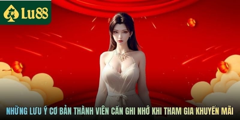 Những lưu ý cơ bản thành viên cần ghi nhớ khi tham gia khuyến mãi